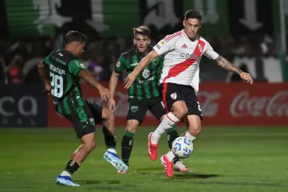 La última vez que se vieron las caras River y San Martín de San Juan fue en febrero de 2025 por el Torneo Apertura.