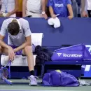 Medvedev explotó contra el juez de silla y destrozó su raqueta tras perder con Bonzi en el US Open: la multa que deberá pagar