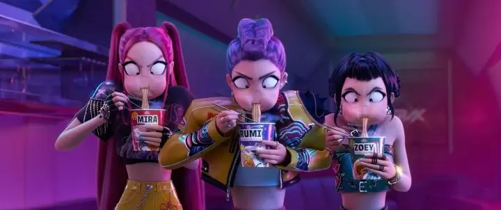 Rumi, Mira y Zoey, las guerreras K-pop