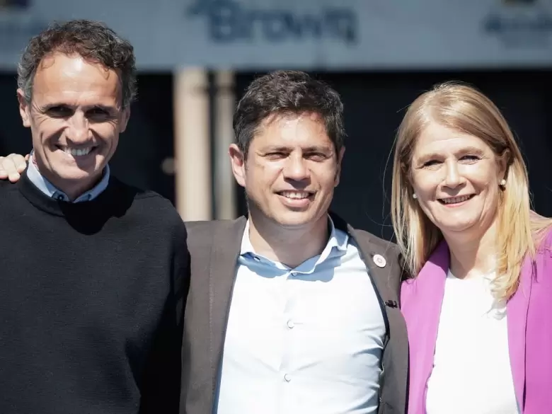 Kicillof, Magario y Katopodis