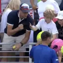 Indignación y final feliz en el US Open: un empresario le robó a un nene el regalo que le había hecho un tenista y fue escrachado