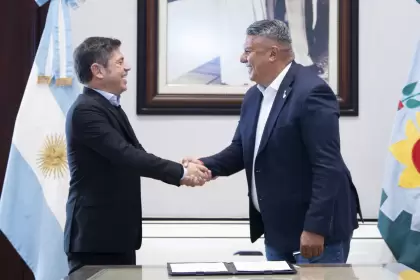 En julio pasado, Kicillof y Tapia firmaron un convenio para utilizar el estadio Único Diego Armando Maradona.