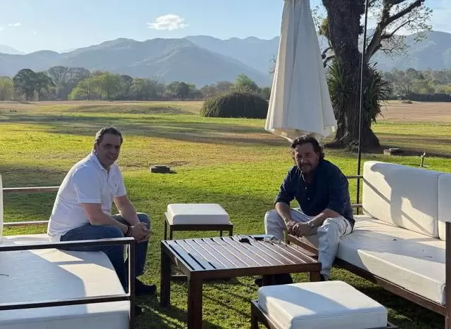 Catalán, con el salteño Sáenz, este fin de semana. Los Valles Calchaquíes son testigos.