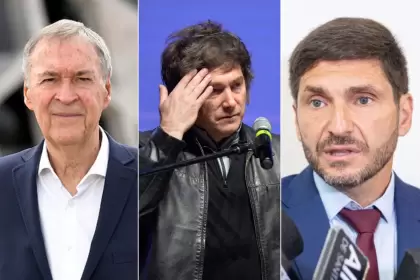 Schiaretti, Milei y Pullaro