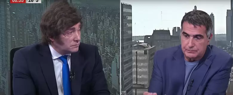 Milei reconoció que hay un parate en la economía