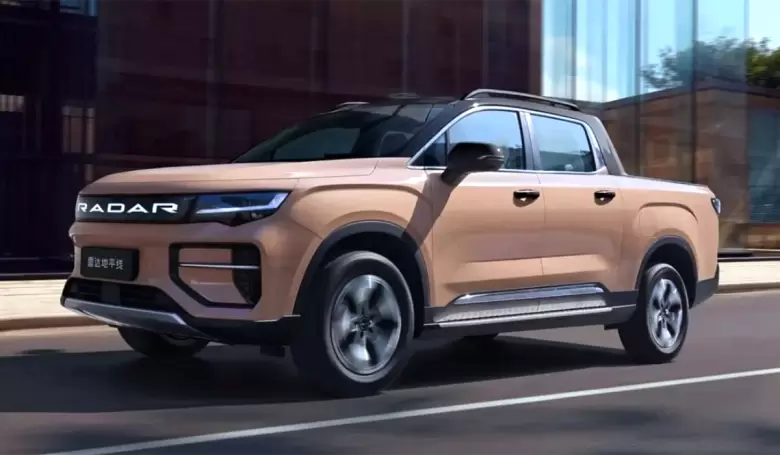La pick-up compacta Radar se sumará en 2026 al line up de Geely con tecnología híbrida.