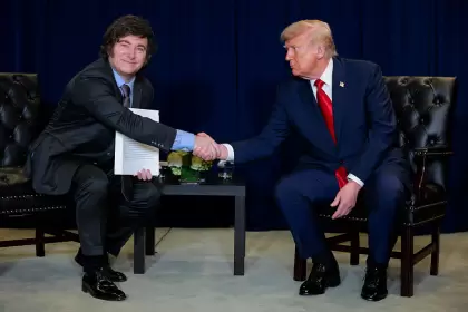 Milei y Trump en la reunión bilateral de septiembre en Nueva York