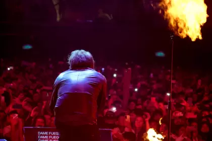Javier Milei en el Movistar Arena