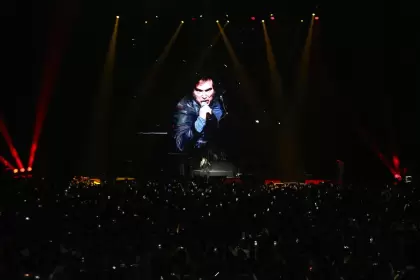 Javier Milei en el Movistar Arena.