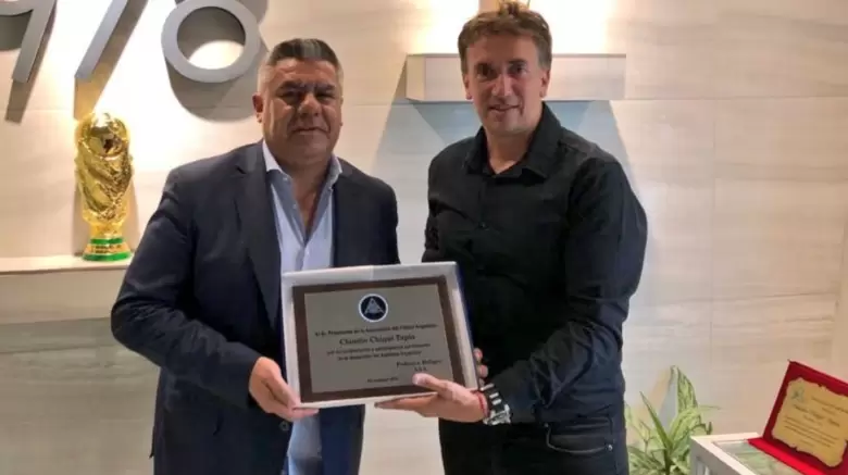 Claudio Tapia y Federico Beligoy