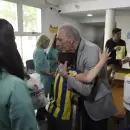 El día en que Miguel Ángel Russo transformó el dolor en sonrisas en un hospital para chicos en tratamiento oncológico