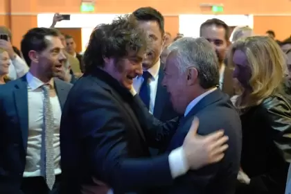 Javier Milei y Alfredo Cornejo