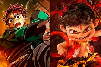 Demon Slayer 2 y Ne Zhá.