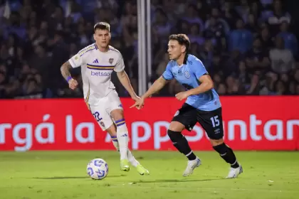 Imagen del último enfrentamiento entre Boca y Belgrano