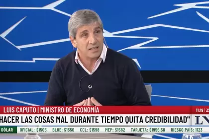 Caputo sobre el dólar a $1.500: "Podríamos darnos el lujo de uno más bajo"