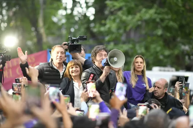 Santilli, Bullrich, Milei, Reichardt