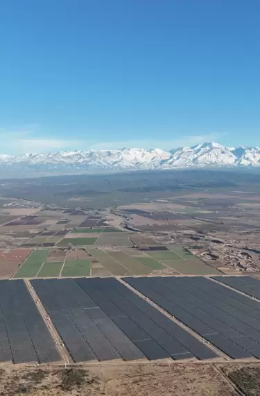 Parque Solar Anchoris de Genneia en Mendoza