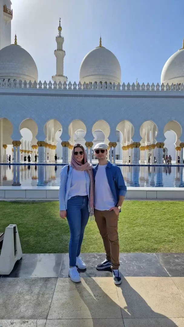 El economista Camilo Cisera en Abu Dhabi, capital de Emiratos Árabes Unidos.