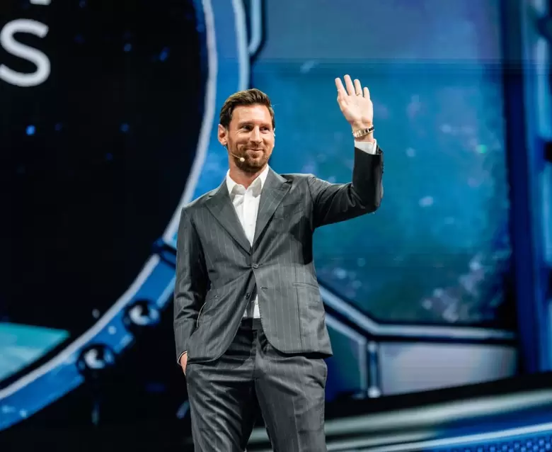 Lionel Messi en el America Business Forum