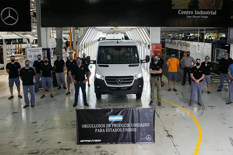 Sólo la Mercedes-Benz Sprinter logró en los últimos años ser exportada a EE.UU.