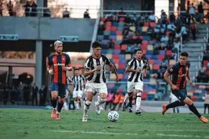 Imagen del último partido disputado entre Central Córdoba y San Lorenzo en Santiago del Estero