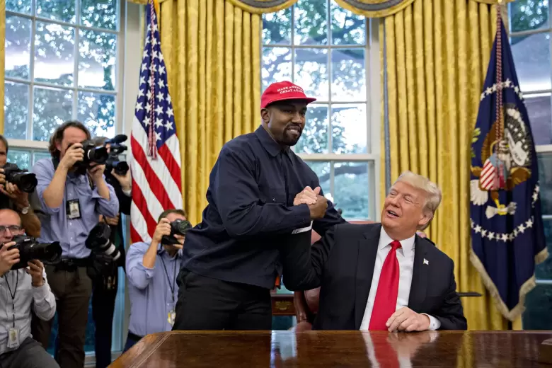 Donald Trump y Kanye West, los ídolos de Fuentes.