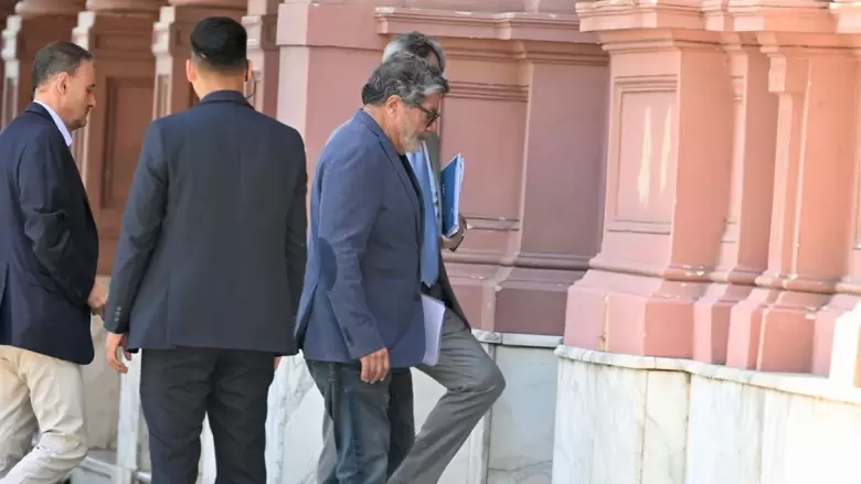Gerardo Martínez en Casa Rosada
