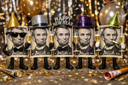Miles de millones de dólares esperan el brindis del 31 de diciembre para celebrar su libertad.