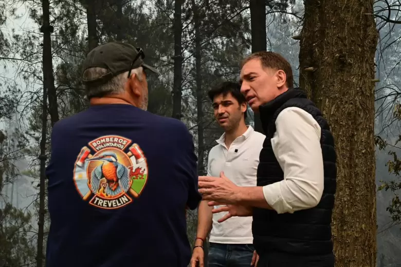 Torres y Santilli en Chubut, el 7 de enero