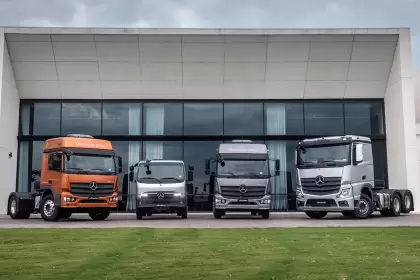Mercedes-Benz lideró las ventas de camiones y buses en Argentina