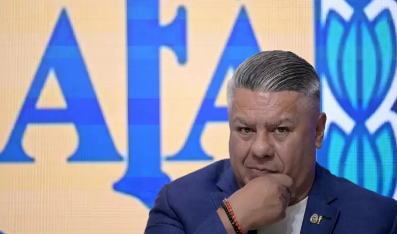 Claudio Tapia, presidente de la AFA