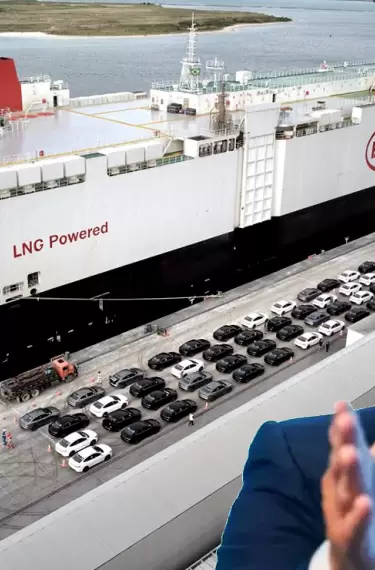 El lunes llega a Zárate un barco de BYD con miles de autos electrificados.