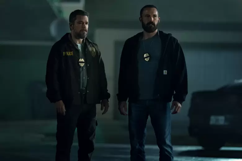 Matt Damon y Ben Affleck en El Botín.