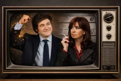 Milei y Cristina, según una encuesta