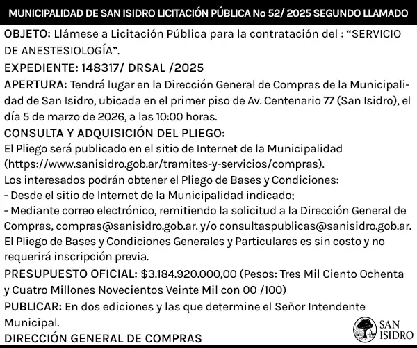 san isidro l52 2do llam