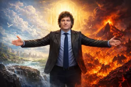 Milei, entre el cielo y el infierno