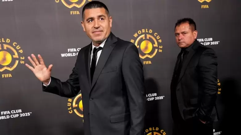 Juan Román Riquelme y Marcelo Delgado