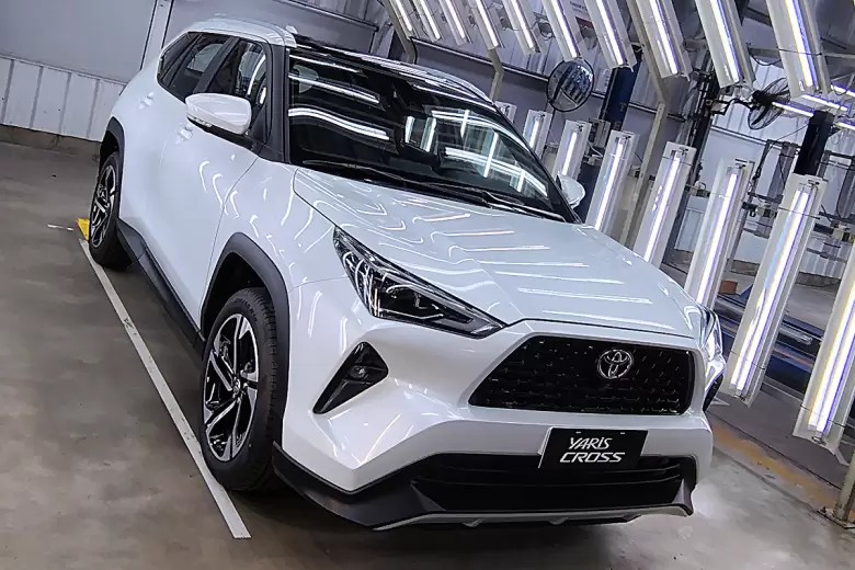 El Yaris Cross mide 4.31m de largo y es un exponente del segmento B SUV.