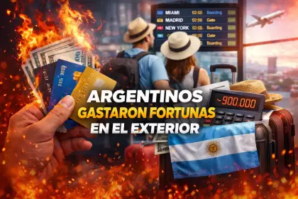 Argentinos "reventaron" las tarjetas de crédito en el exterior y el saldo fue el más alto de la historia.