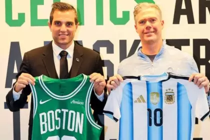 La AFA selló una alianza estratégica con los Boston Celtics. (Fuente: AFA)