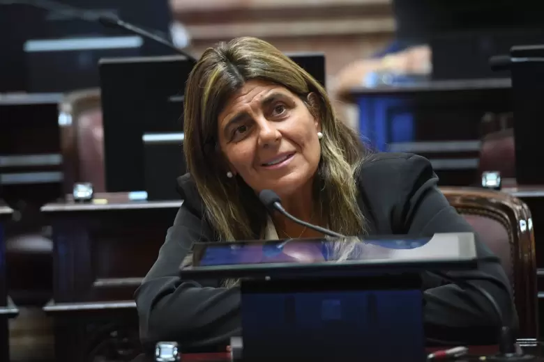 Mariana Juri (UCR) durante el debate por la reforma laboral