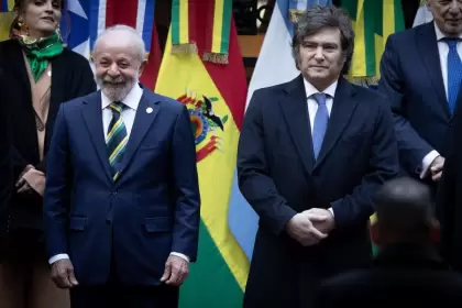 Los presidentes de Brasil (Lula da Silva) y Argentina (Javier Milei)