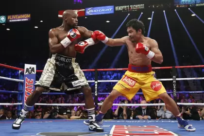 Floyd Mayweather y Manny Pacquiao se enfrentaron en mayo de 2015