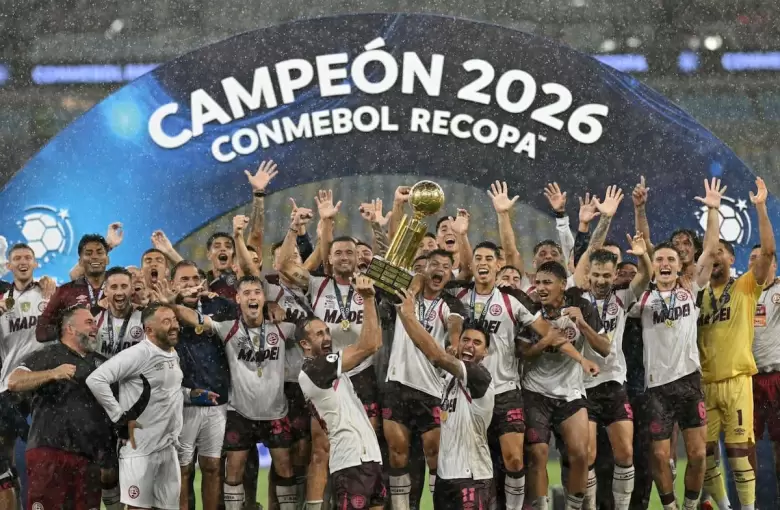 Lanús campeón de la Recopa Sudamericana