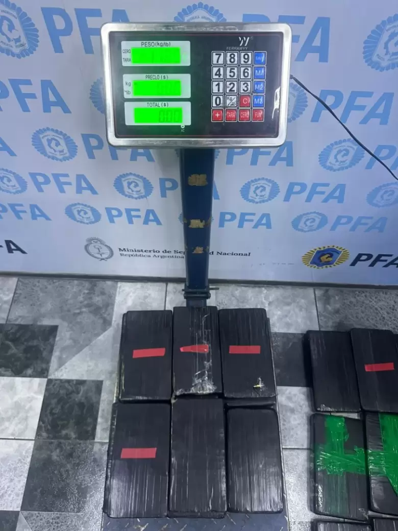 Rayos X y olfato infalible: el insólito escondite de los 22 kilos de cocaína que cayeron en Liniers