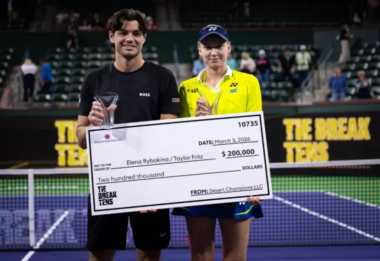 Taylor Fritz y Elena Rybakina