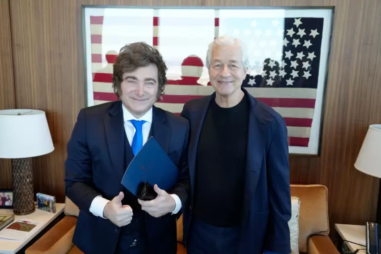milei Jamie Dimon