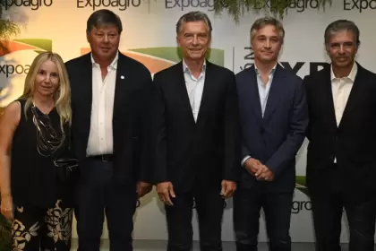 Macri en Expoagro: "El campo siempre empuja, incluso en crisis".