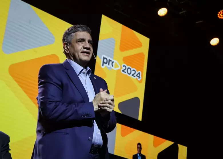 Jorge Macri en el acto de relanzamiento del PRO en 2024