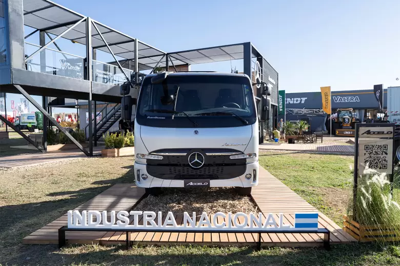 El Accelo, de producción nacional, también fue parte del stand de la marca de la Estrella.